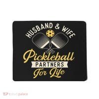 Husband & Wife Couple Pickleball Player Pickleballers Mousepad thumb 0