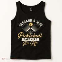 Husband & Wife Couple Pickleball Player Pickleballers Tank Top thumb 2
