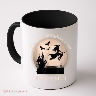 Halloween Witch Costume Why Yes Actually I Can Drive A Stick Coffee Mug