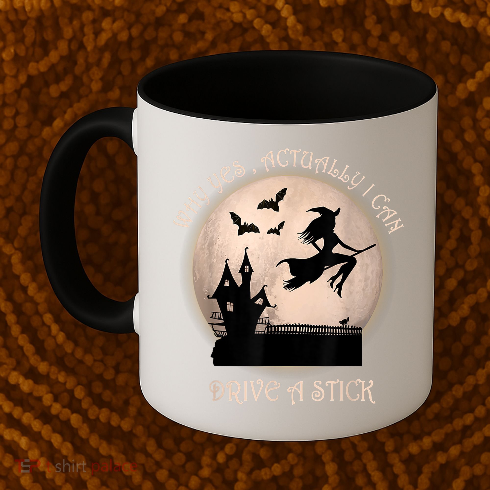 Halloween Witch Costume Why Yes Actually I Can Drive A Stick Coffee Mug