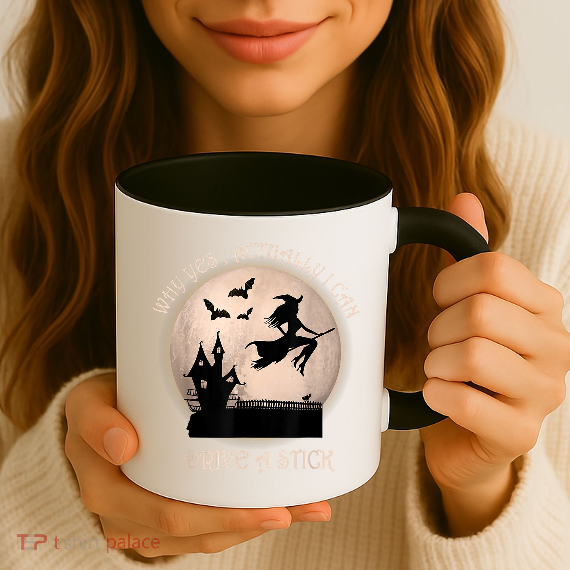 Halloween Witch Costume Why Yes Actually I Can Drive A Stick Coffee Mug