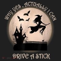 Halloween Witch Costume Why Yes Actually I Can Drive A Stick Hat thumb 2