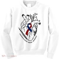 Heart Warrior Chd Awareness Congenital Heart Disease Ribbon Gift Kids Sweatshirt thumb 0