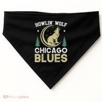 Howlin Wolf Chicago Blues USA-Made Doggie Bandana thumb 0