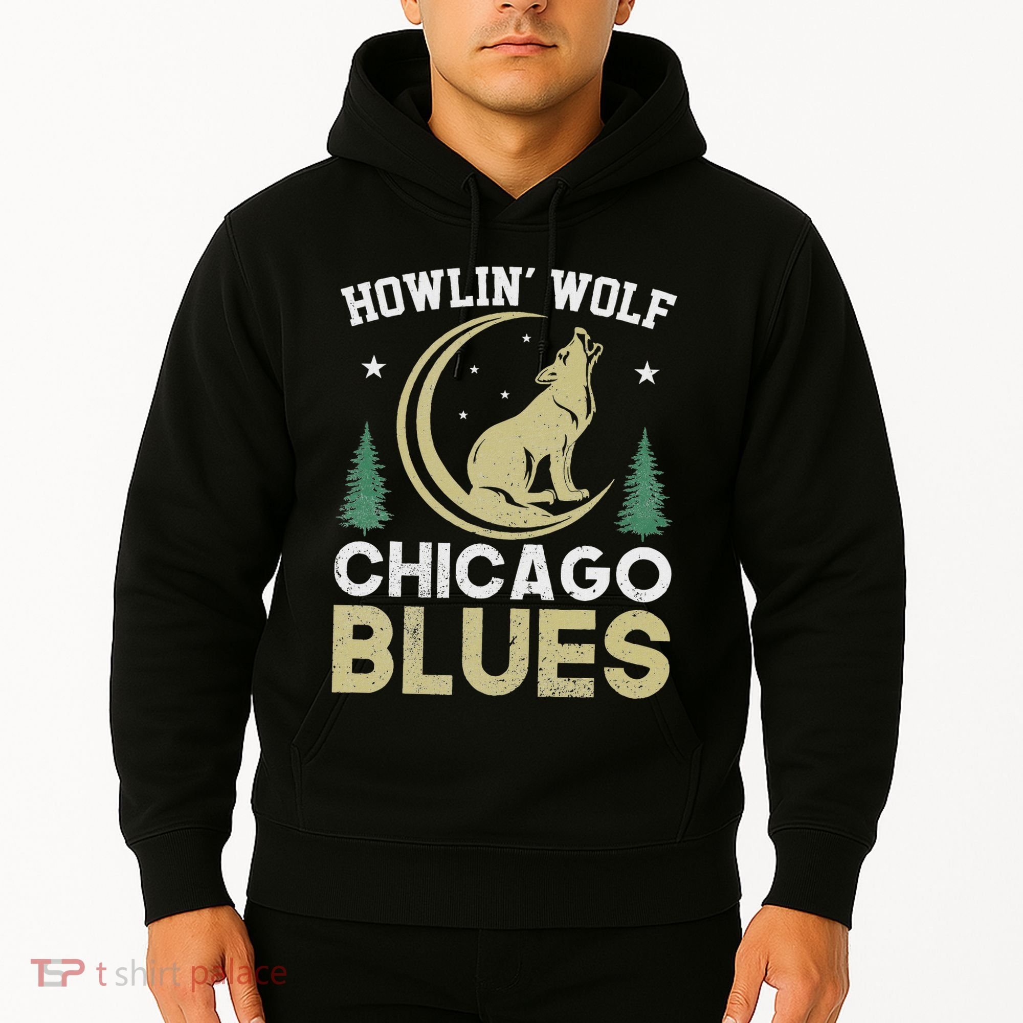 Howlin Wolf Chicago Blues Hoodie