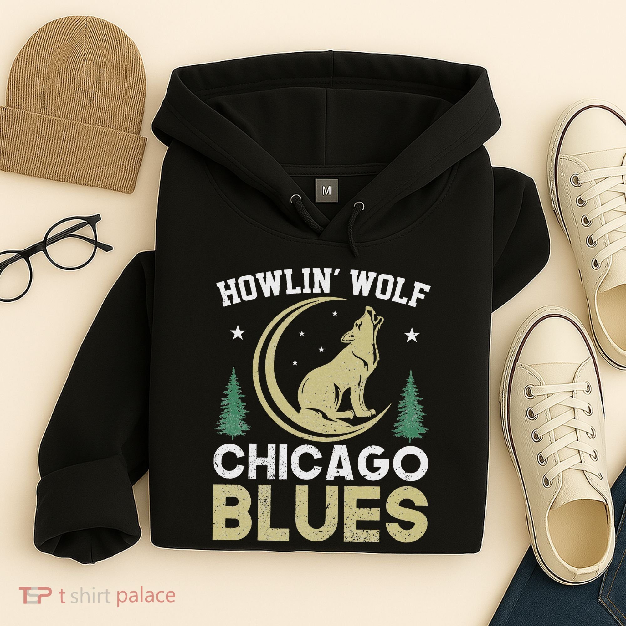 Howlin Wolf Chicago Blues Hoodie