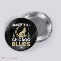 Howlin Wolf Chicago Blues Button thumb 0