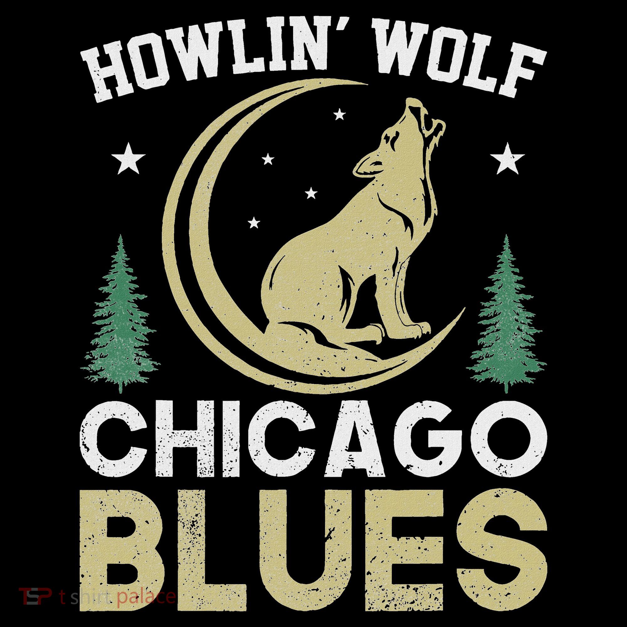 Howlin Wolf Chicago Blues Women's Hoodie