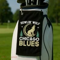 Howlin Wolf Chicago Blues Golf Towel thumb 2