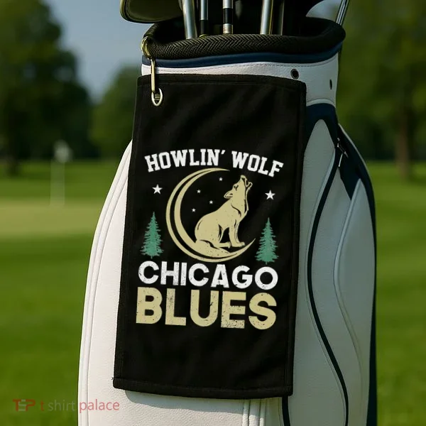 Howlin Wolf Chicago Blues Golf Towel