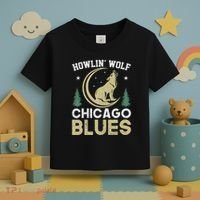 Howlin Wolf Chicago Blues Toddler T-Shirt thumb 3
