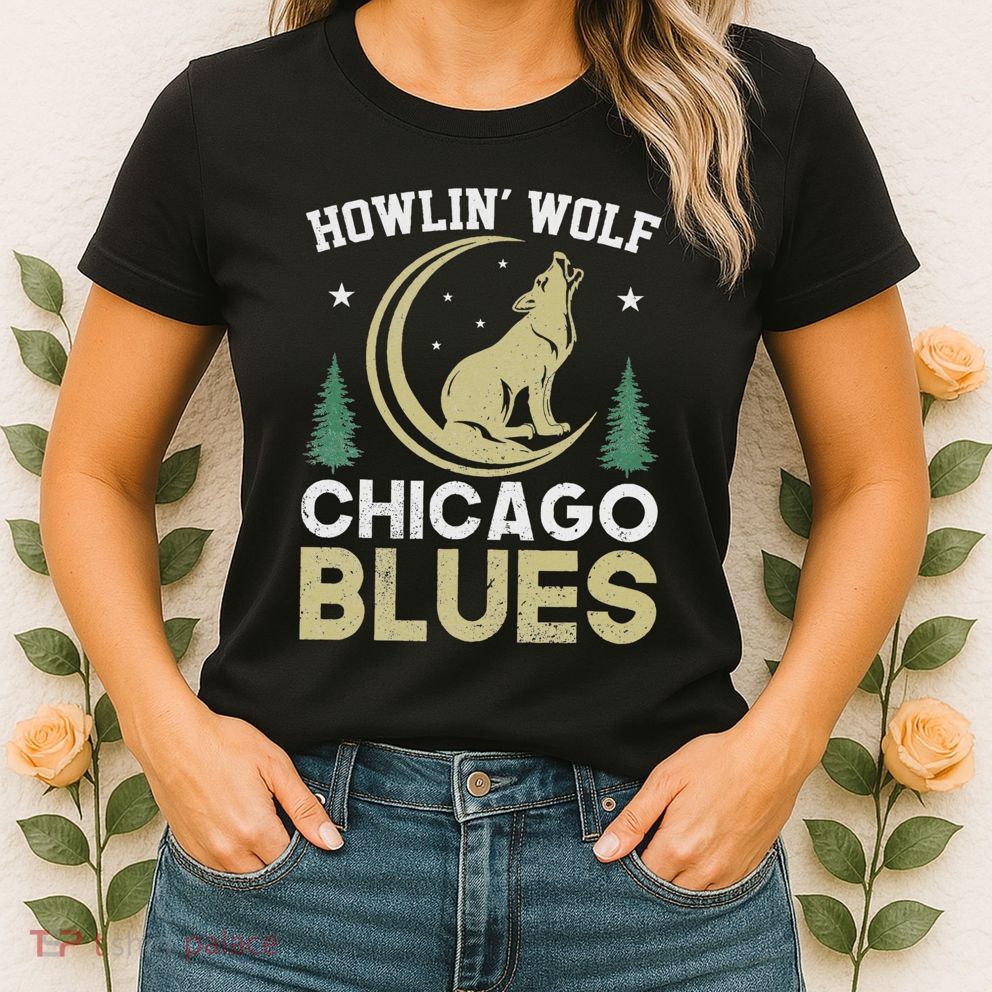 Howlin Wolf Chicago Blues Women's T-Shirt