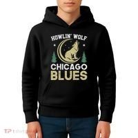 Howlin Wolf Chicago Blues Kids Hoodie thumb 4