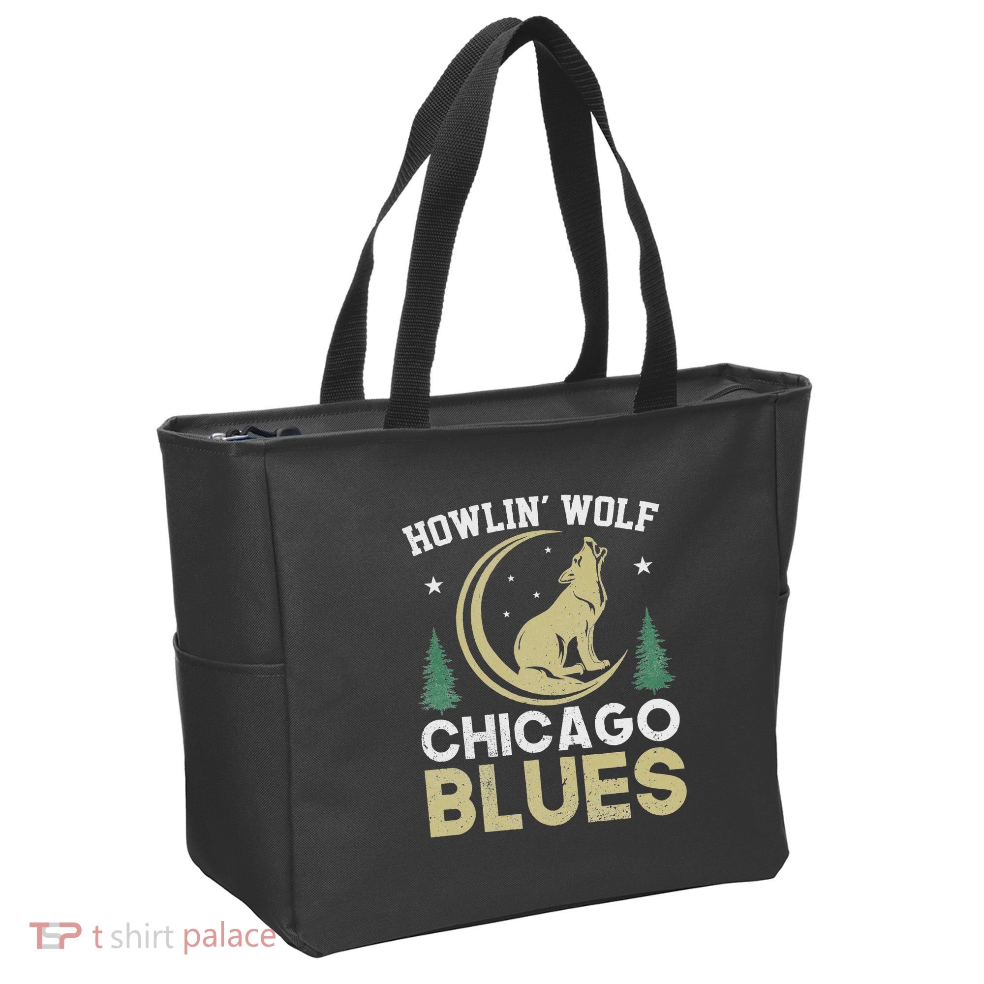 Howlin Wolf Chicago Blues Tote Bag