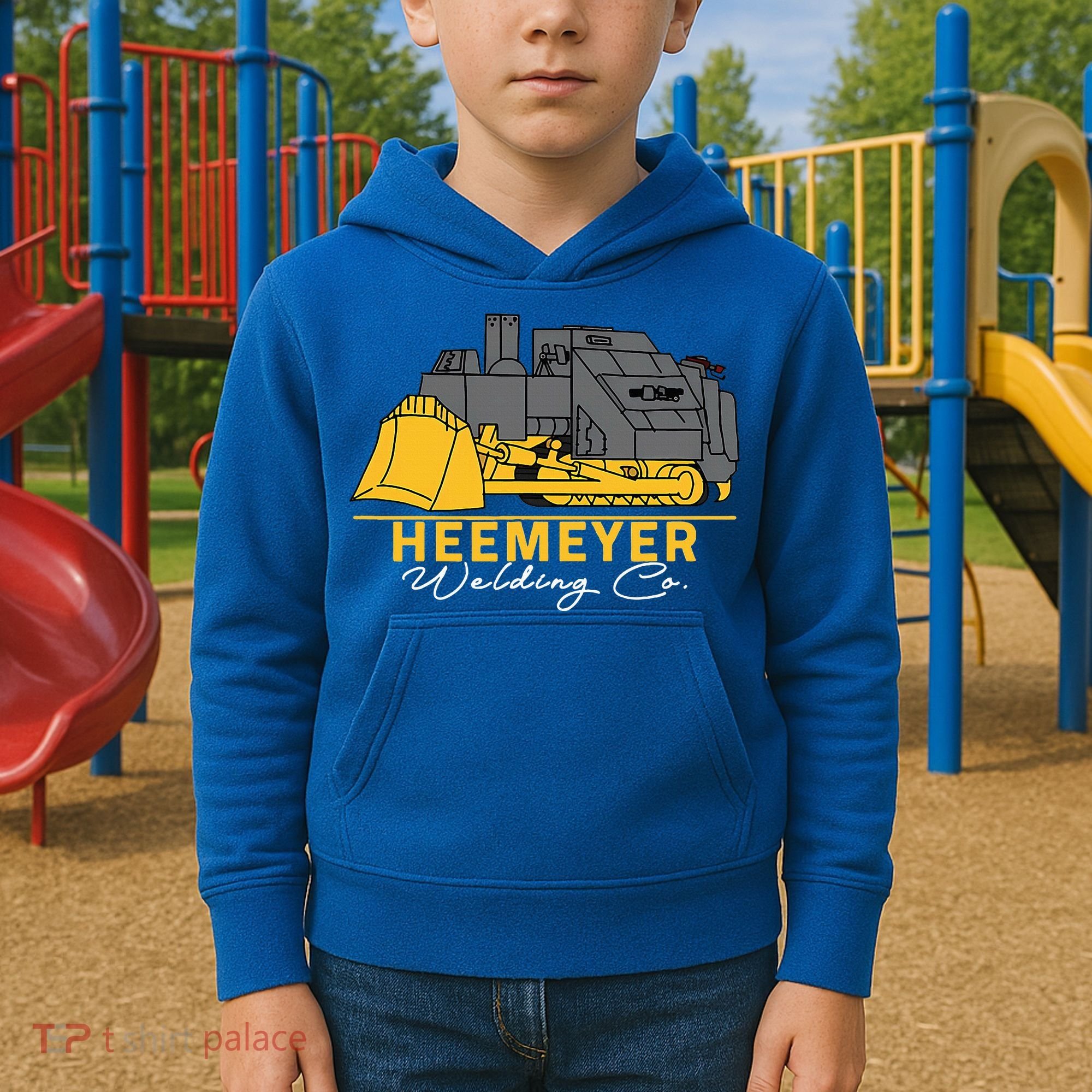Heemeyer Welding Company Bulldozer Equipment Kids Hoodie
