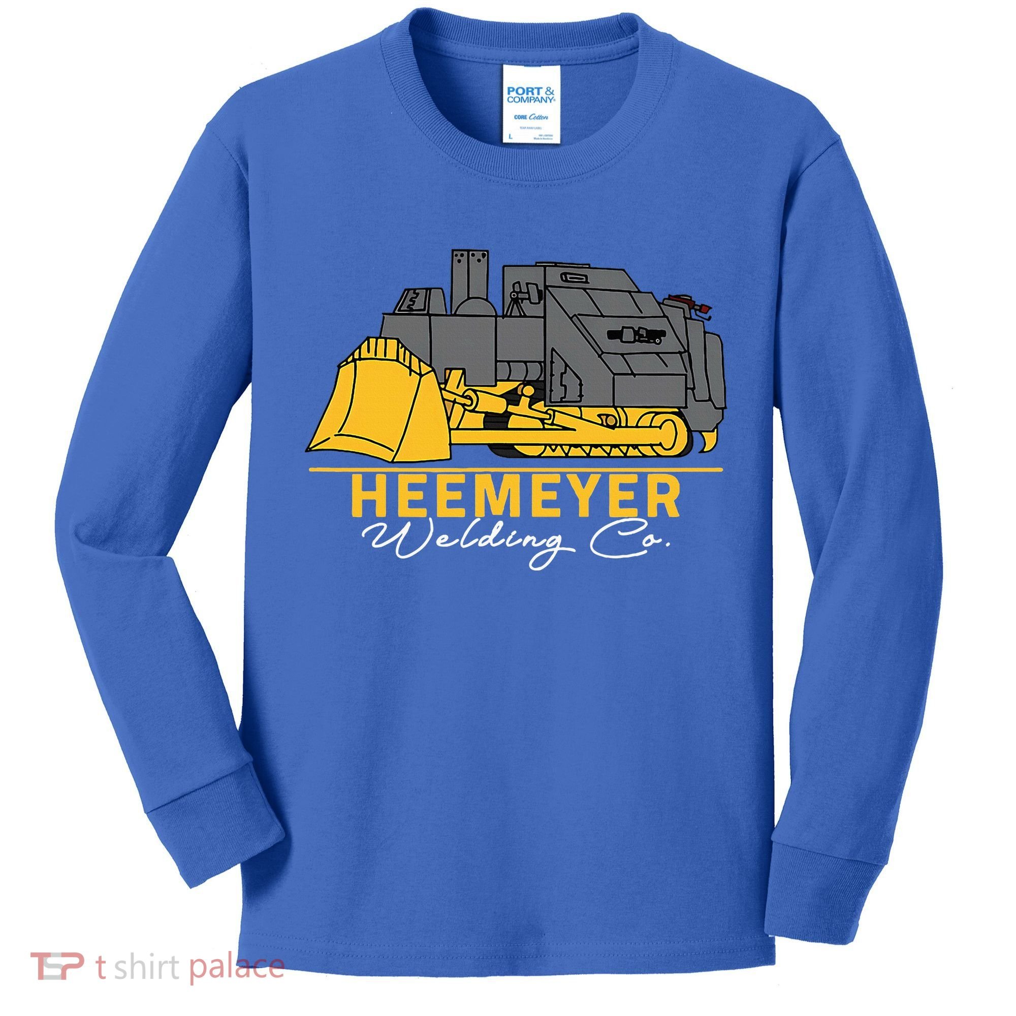 Heemeyer Welding Company Bulldozer Equipment Kids Long Sleeve Shirt