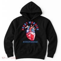Heart Warrior CHD Congenital Heart Defect Awareness Hoodie thumb 0