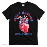 Heart Warrior CHD Congenital Heart Defect Awareness T-Shirt thumb 0