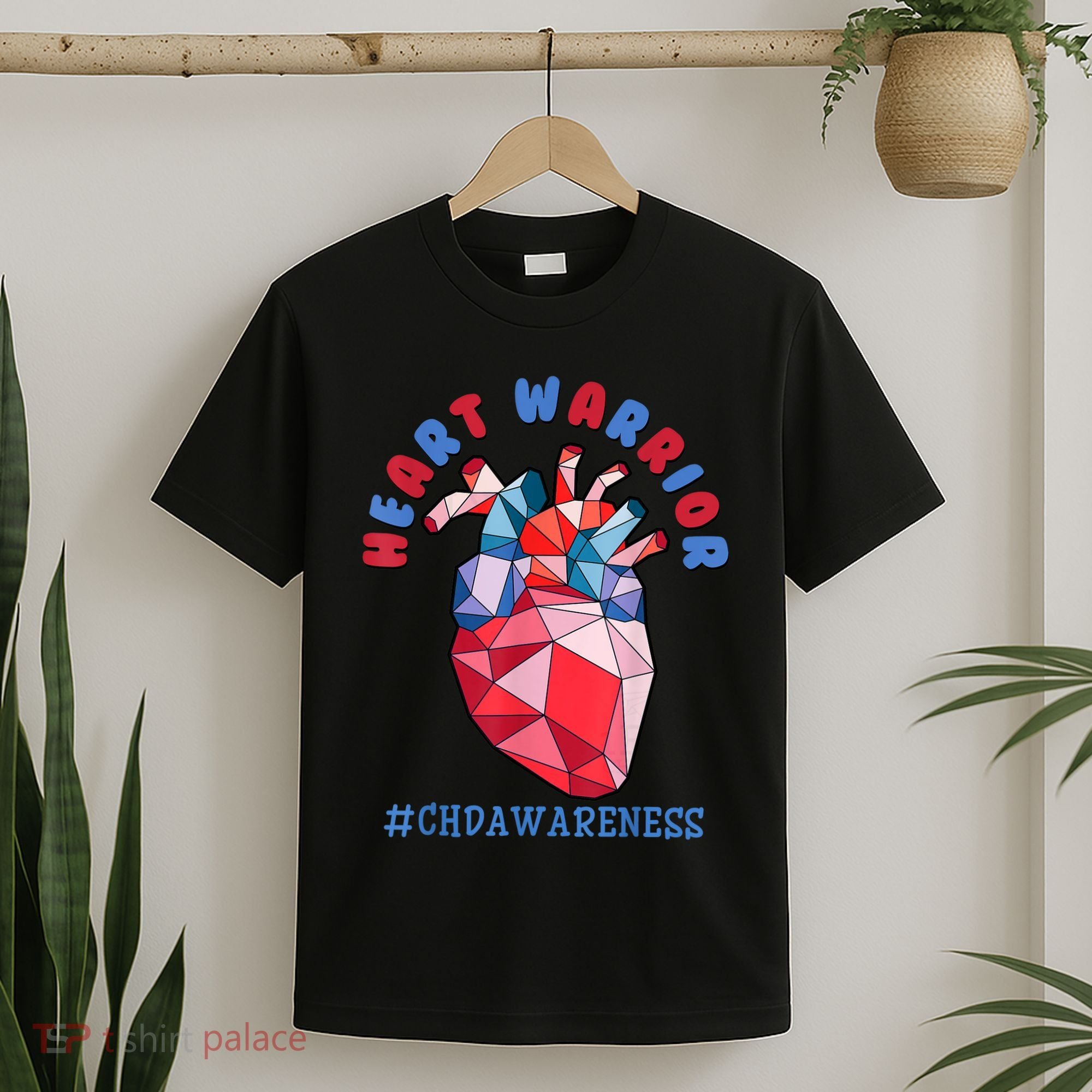 Heart Warrior CHD Congenital Heart Defect Awareness T-Shirt