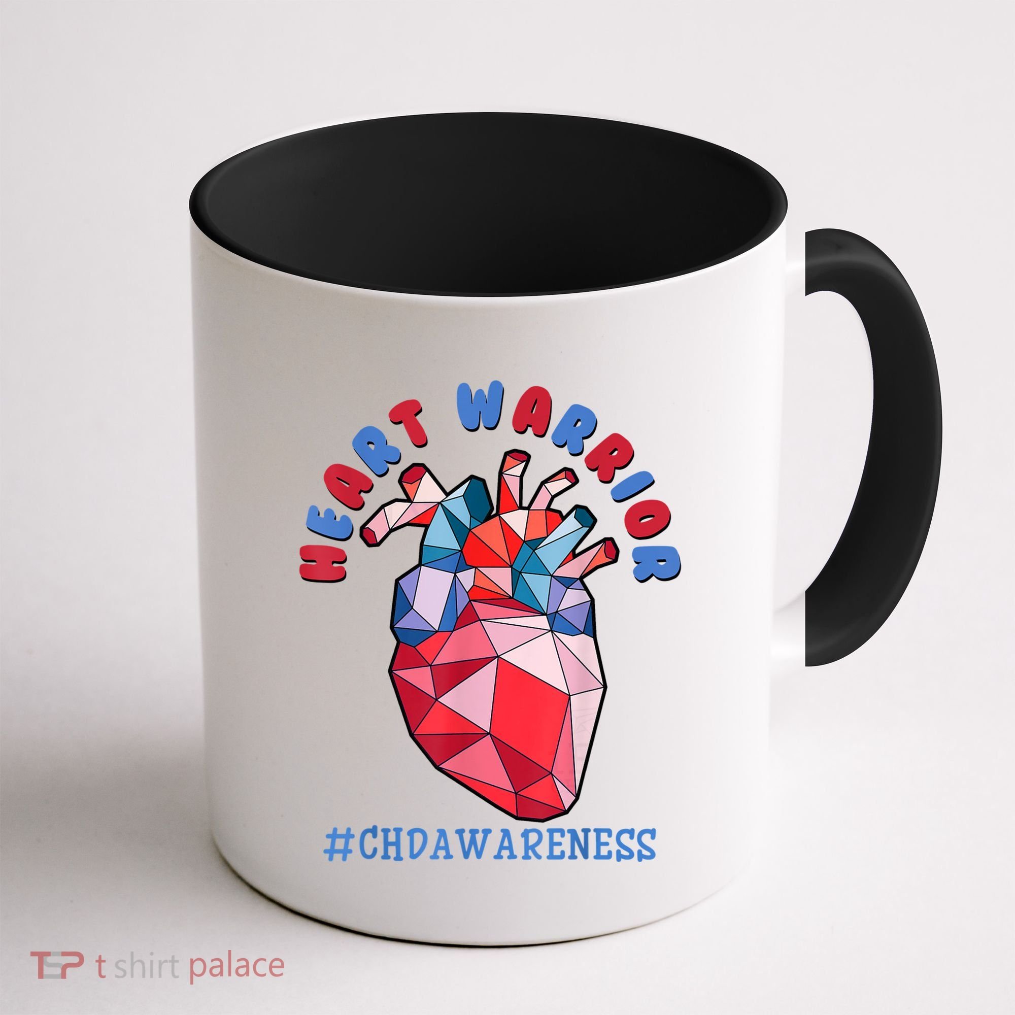 Heart Warrior CHD Congenital Heart Defect Awareness Coffee Mug