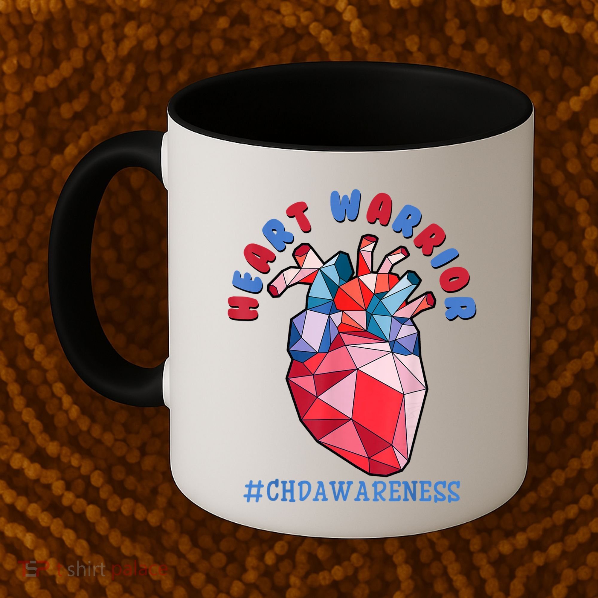 Heart Warrior CHD Congenital Heart Defect Awareness Coffee Mug