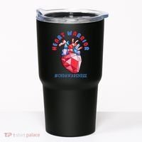 Heart Warrior CHD Congenital Heart Defect Awareness Tumbler thumb 0