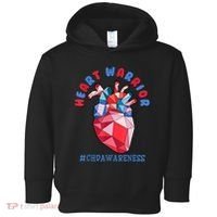Heart Warrior CHD Congenital Heart Defect Awareness Toddler Hoodie thumb 0