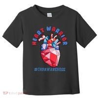 Heart Warrior CHD Congenital Heart Defect Awareness Toddler T-Shirt thumb 0