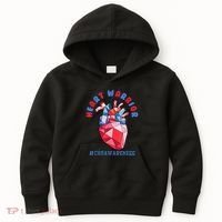Heart Warrior CHD Congenital Heart Defect Awareness Kids Hoodie thumb 0