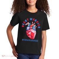 Heart Warrior CHD Congenital Heart Defect Awareness Kids T-Shirt thumb 2