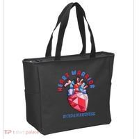 Heart Warrior CHD Congenital Heart Defect Awareness Tote Bag thumb 2