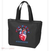 Heart Warrior CHD Congenital Heart Defect Awareness Tote Bag thumb 3