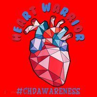 Heart Warrior CHD Congenital Heart Defect Awareness Santa Hat thumb 1