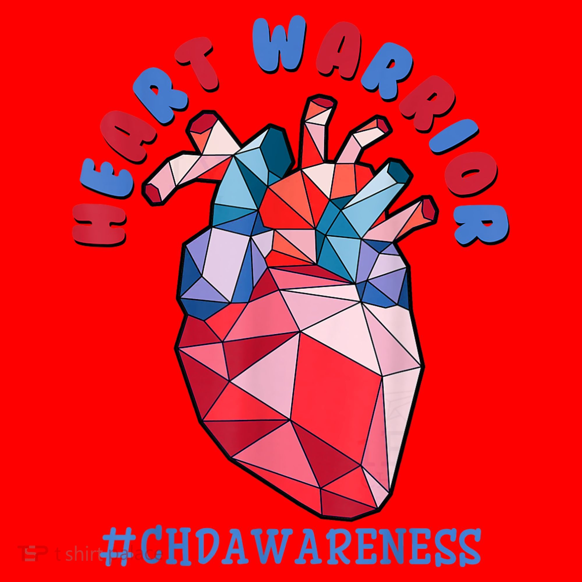 Heart Warrior CHD Congenital Heart Defect Awareness Santa Hat