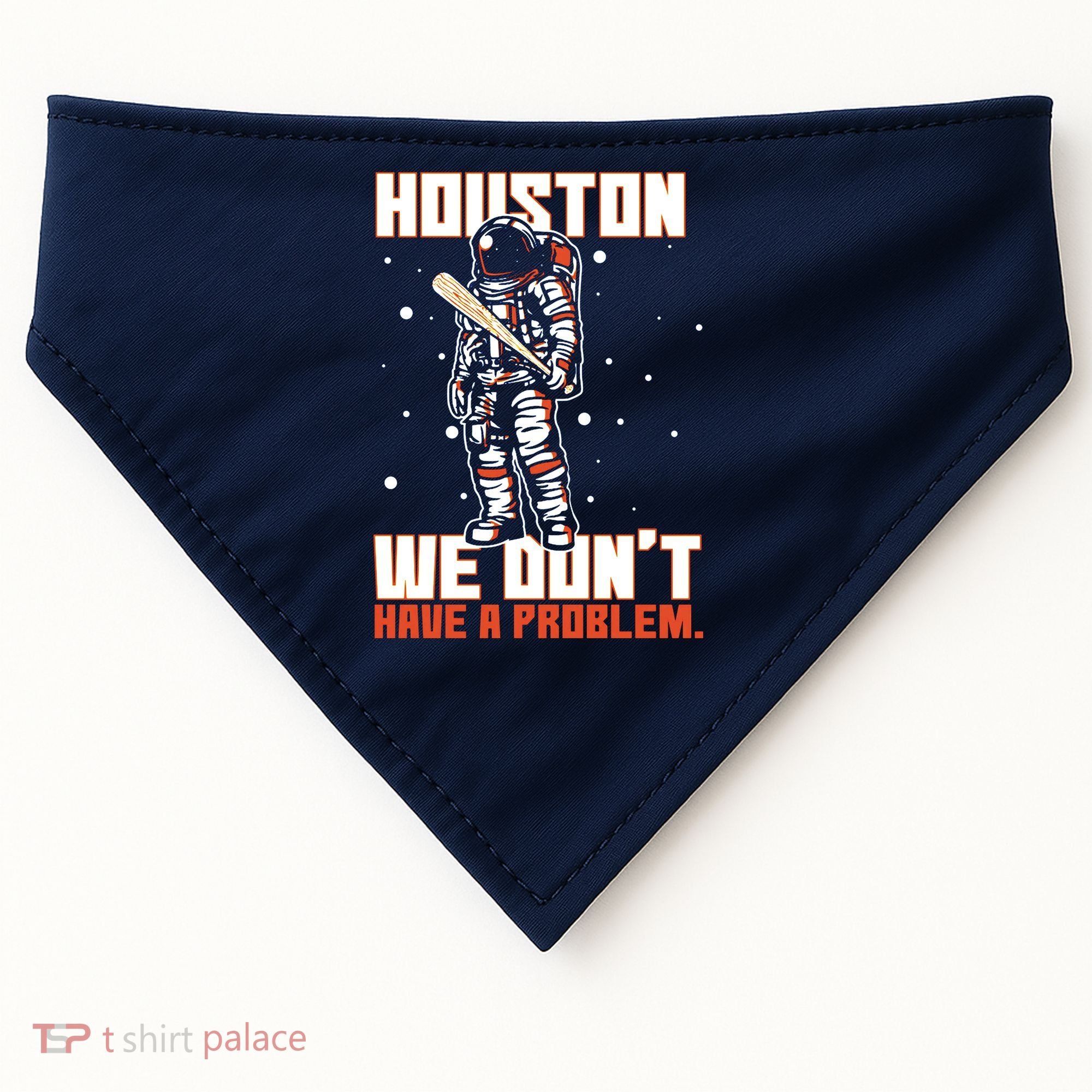 Houston We Don't Have A Problem Astronaut USA-Made Doggie Bandana