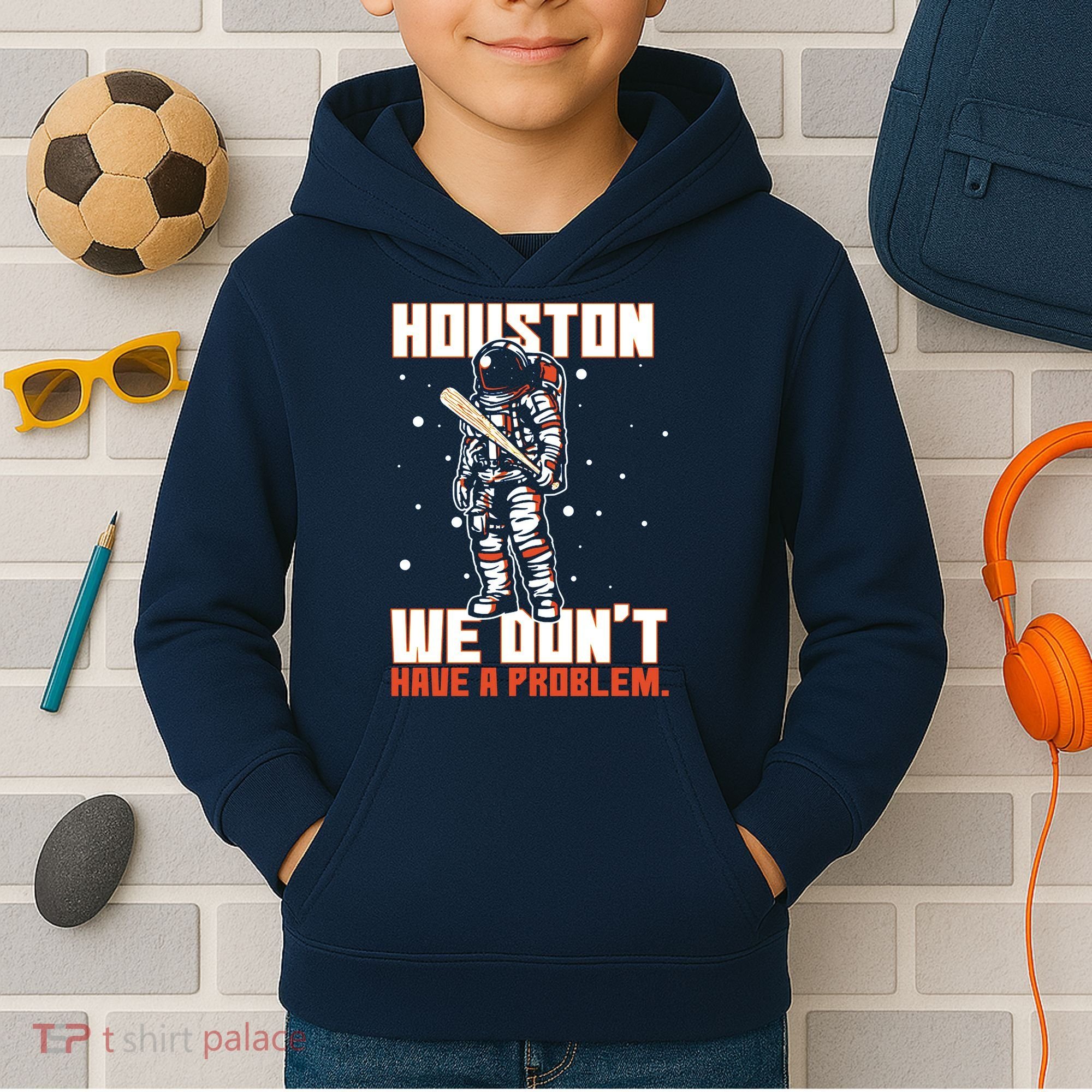 Houston We Don't Have A Problem Astronaut Kids Hoodie