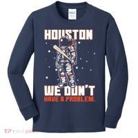 Houston We Don't Have A Problem Astronaut Kids Long Sleeve Shirt thumb 0