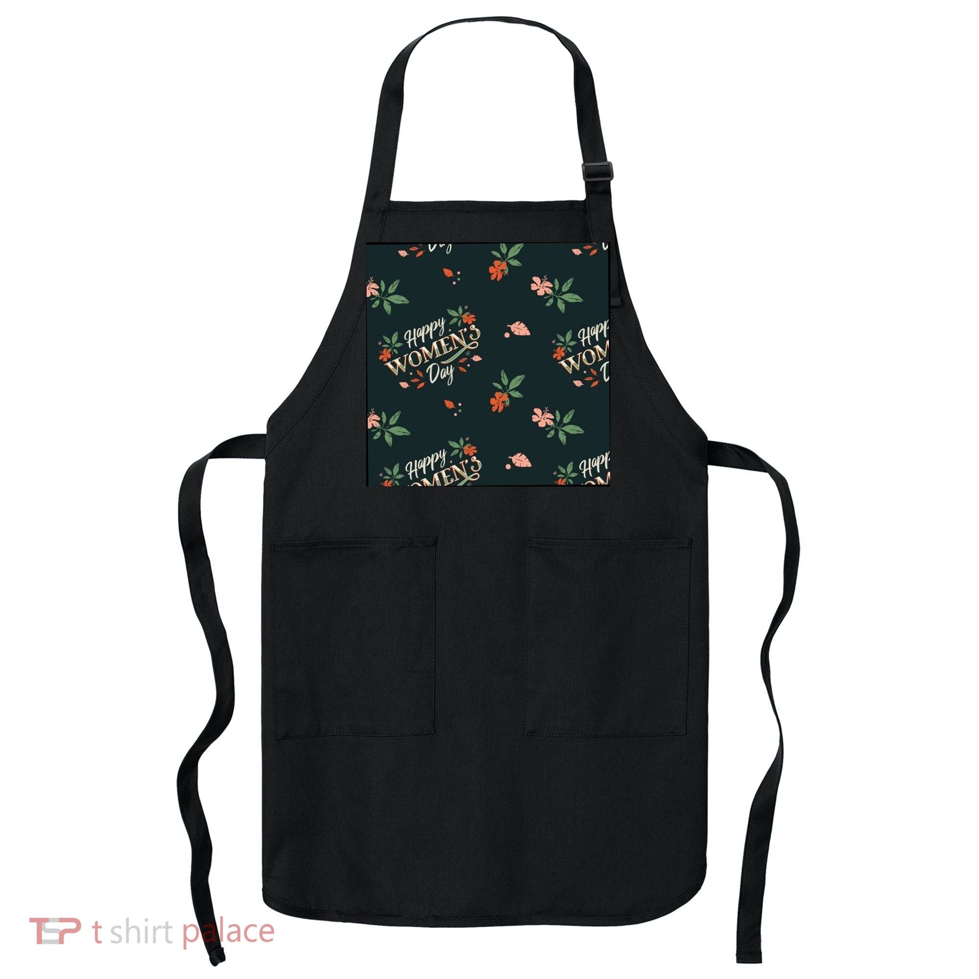 Happy Women's Day Floral Cute Gift Apron