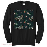 Happy Women's Day Floral Cute Gift Sweatshirt thumb 0