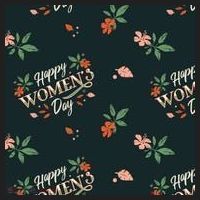 Happy Women's Day Floral Cute Gift Beanie thumb 2