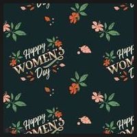 Happy Women's Day Floral Cute Gift Mousepad thumb 1