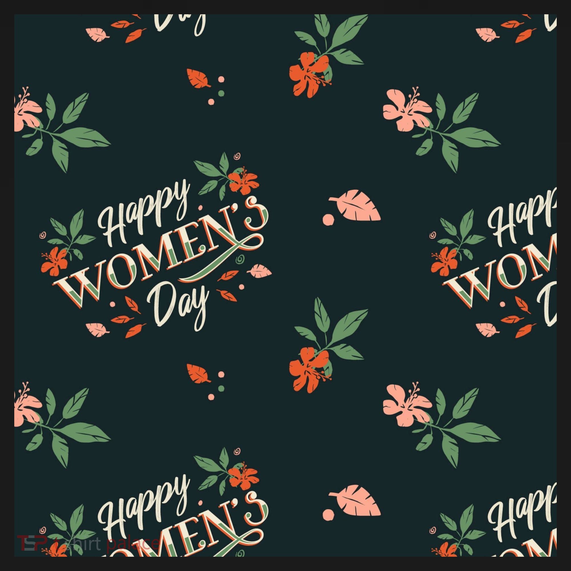 Happy Women's Day Floral Cute Gift Mousepad