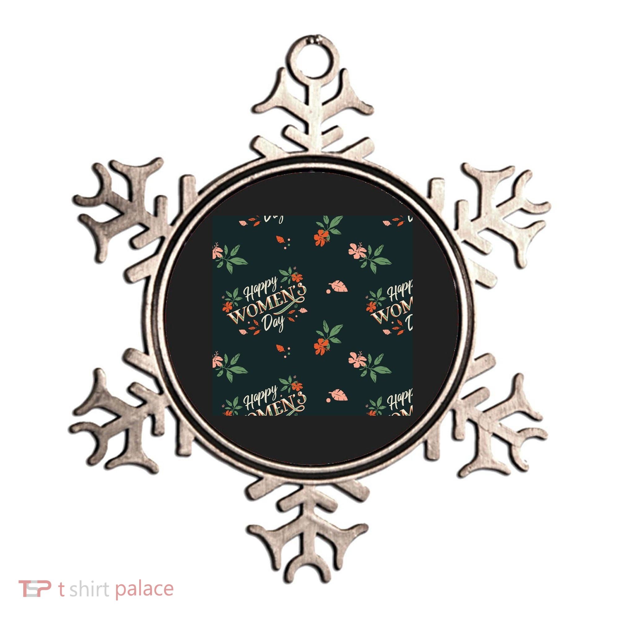 Happy Women's Day Floral Cute Gift Ornament