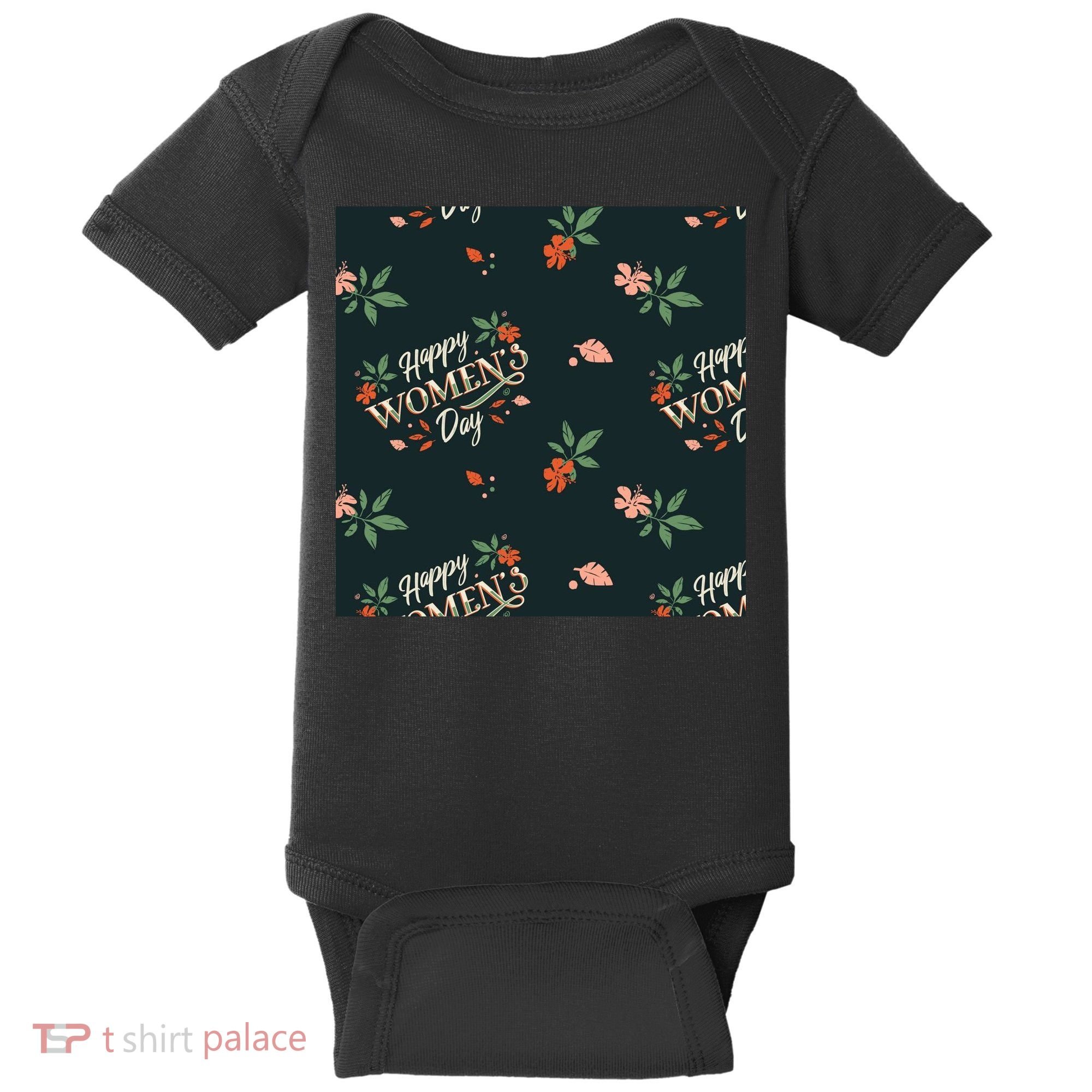 Happy Women's Day Floral Cute Gift Baby Bodysuit