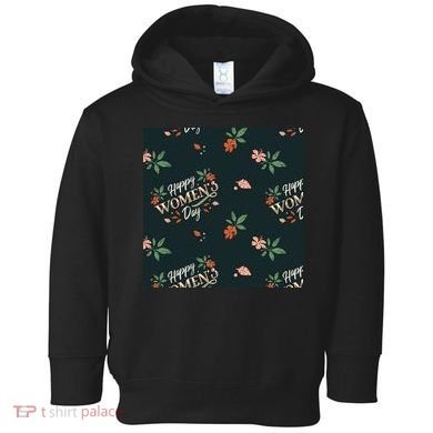 Happy Women's Day Floral Cute Gift Toddler Hoodie