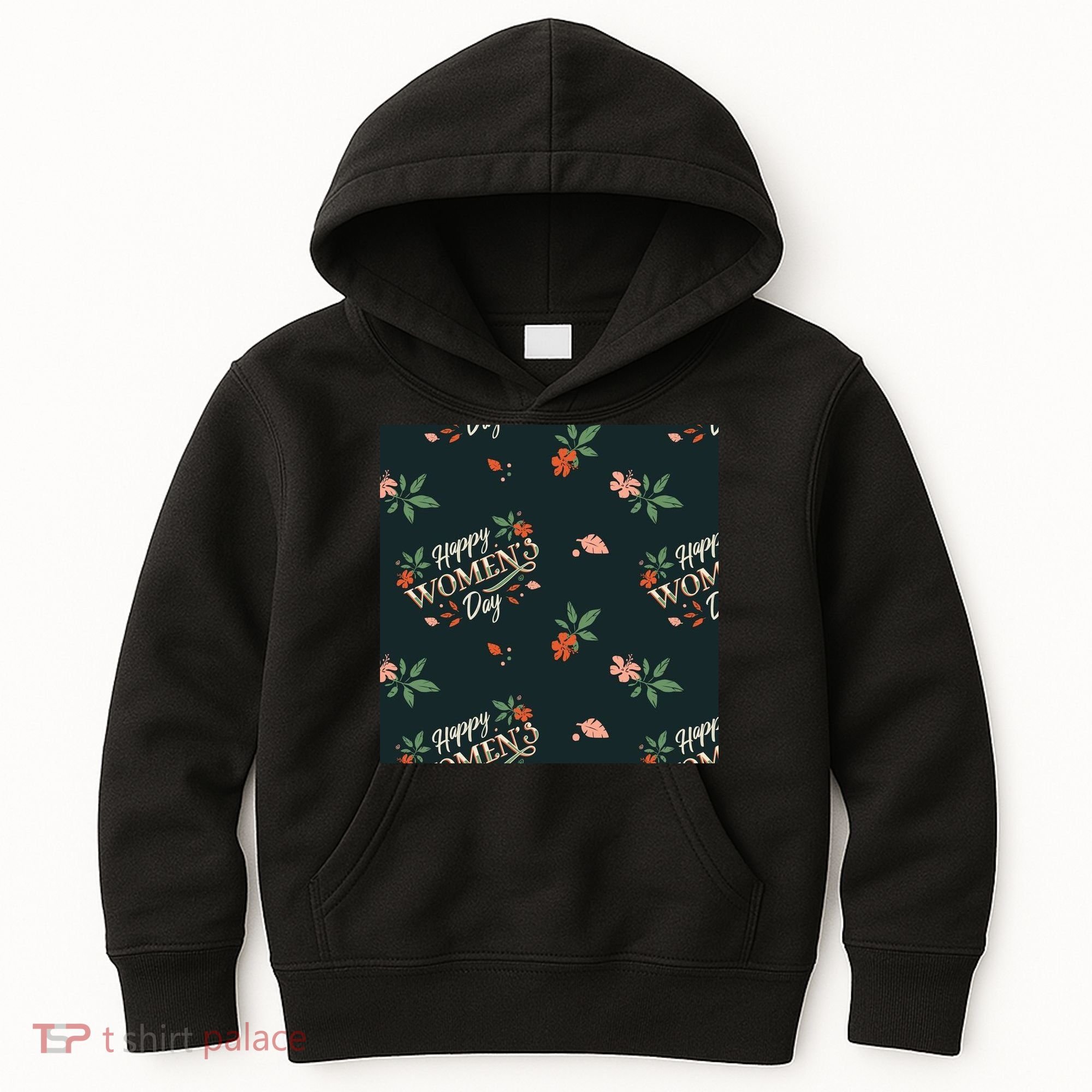 Happy Women's Day Floral Cute Gift Kids Hoodie