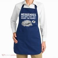 Hedgehogs Why Don't They Just Share The Hedge Funny Apron thumb 2