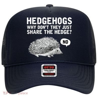 Hedgehogs Why Don't They Just Share The Hedge Funny Hat