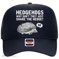 Hedgehogs Why Don't They Just Share The Hedge Funny Hat thumb 0