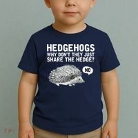 Hedgehogs Why Don't They Just Share The Hedge Funny Toddler T-Shirt thumb 2